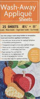 Wash Away Applique Sheets